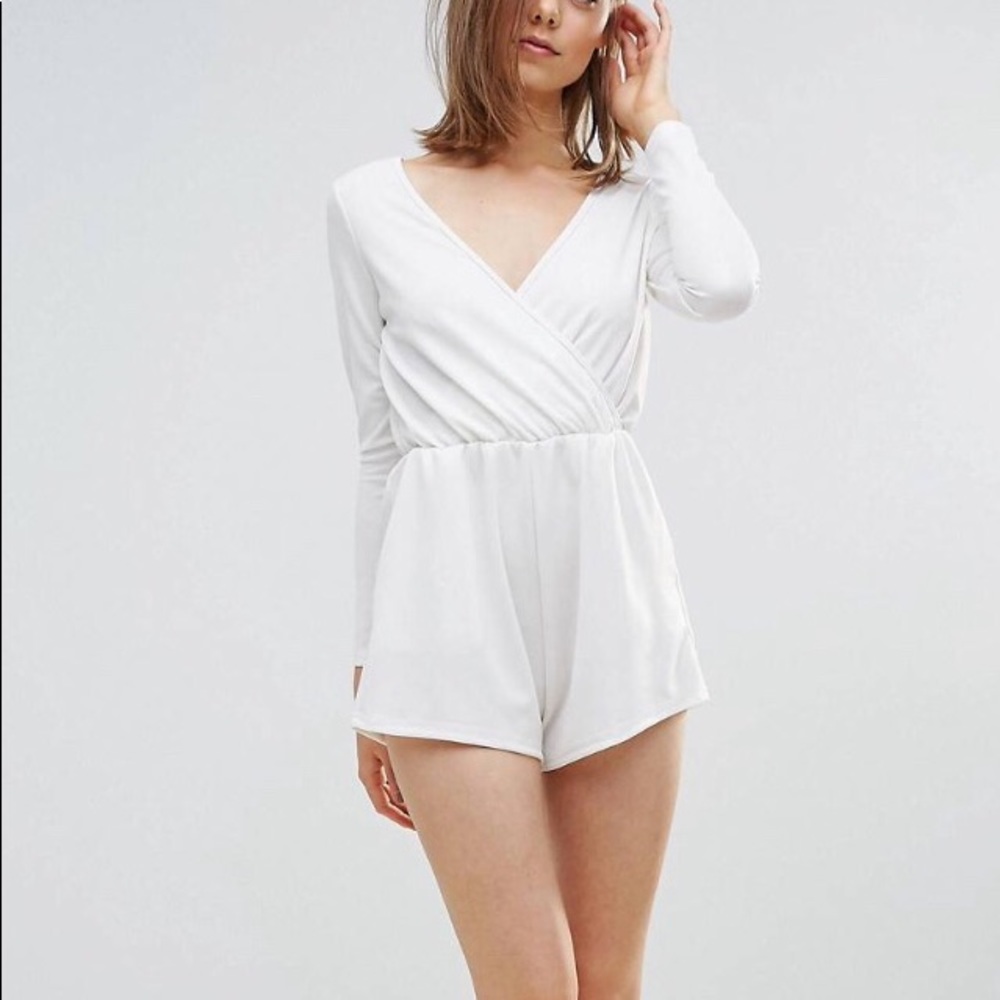 GLAMOUR Wrap Front Romper